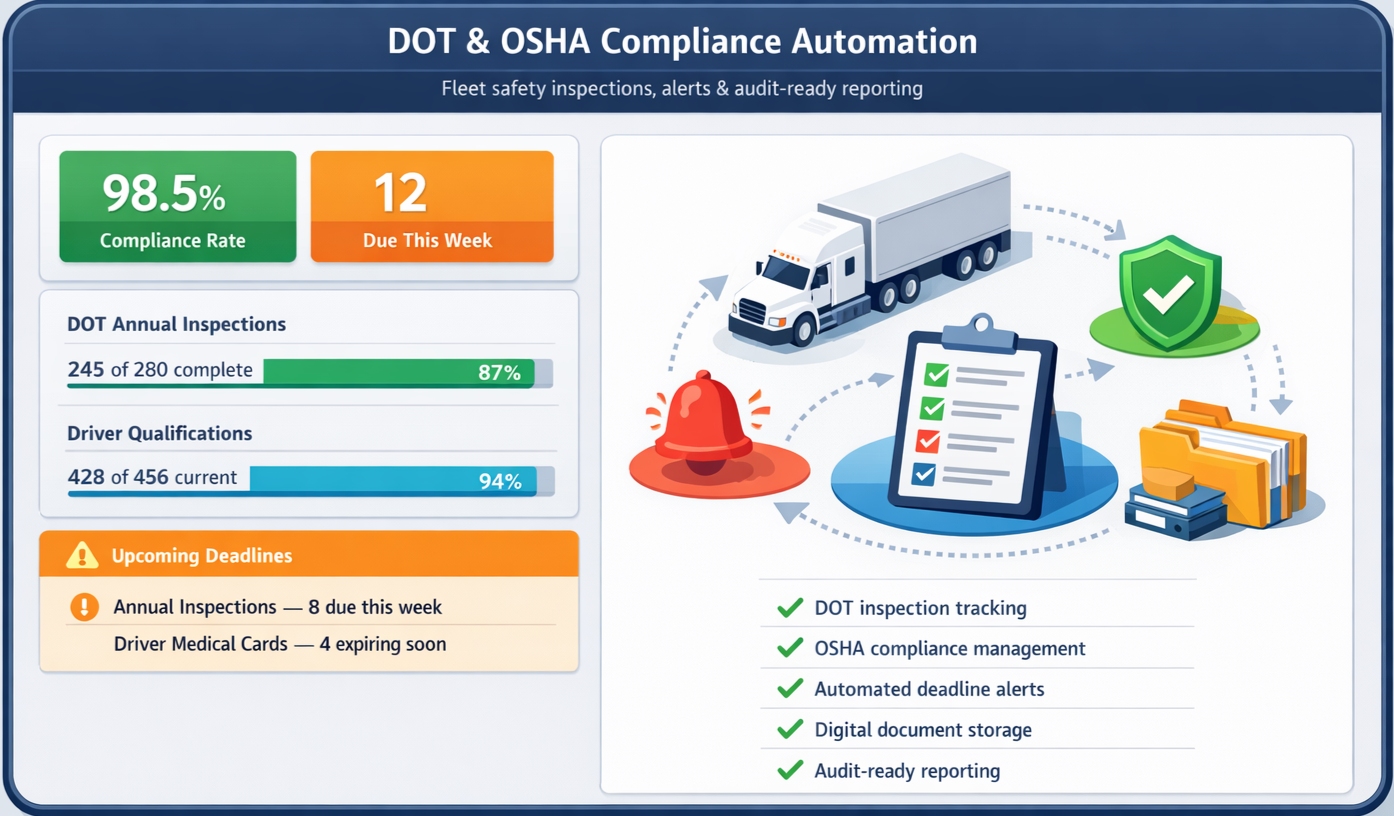 DOT & OSHA compliance automation
