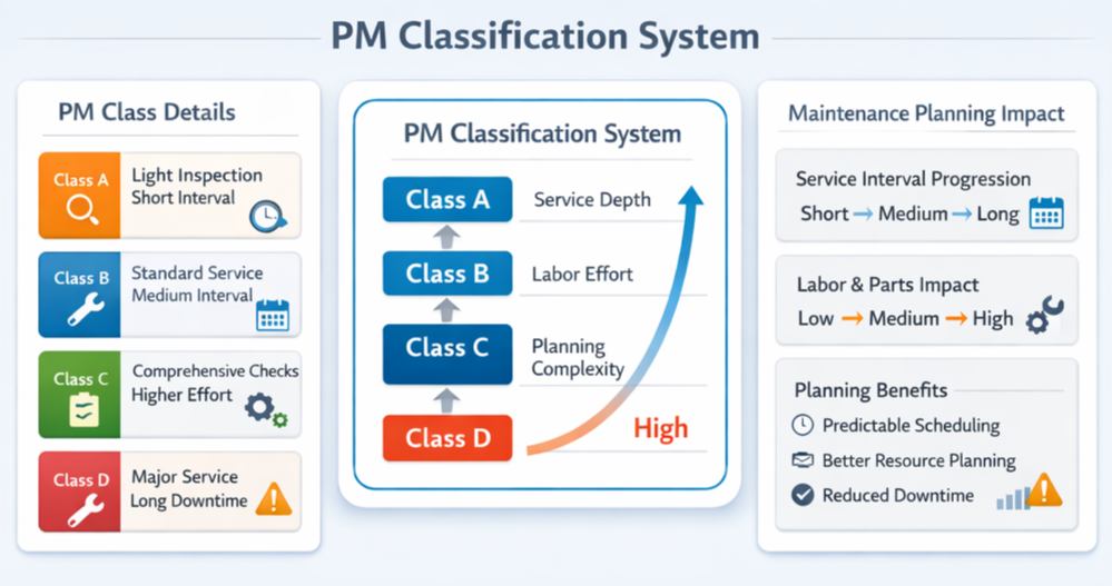 PM class classification system