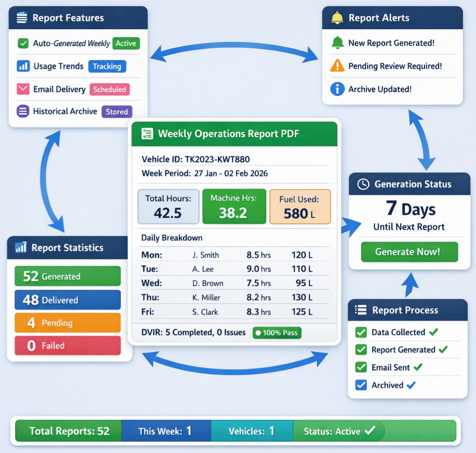 Weekly Operations Reporting