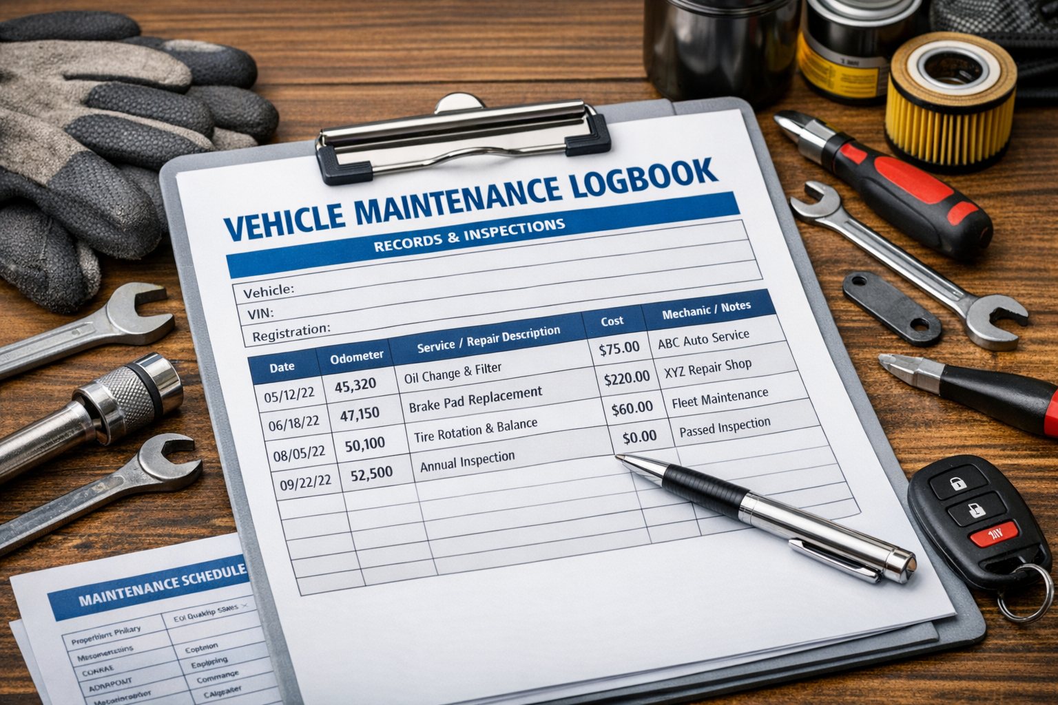 vehicle-maintenance-logbook-template-free