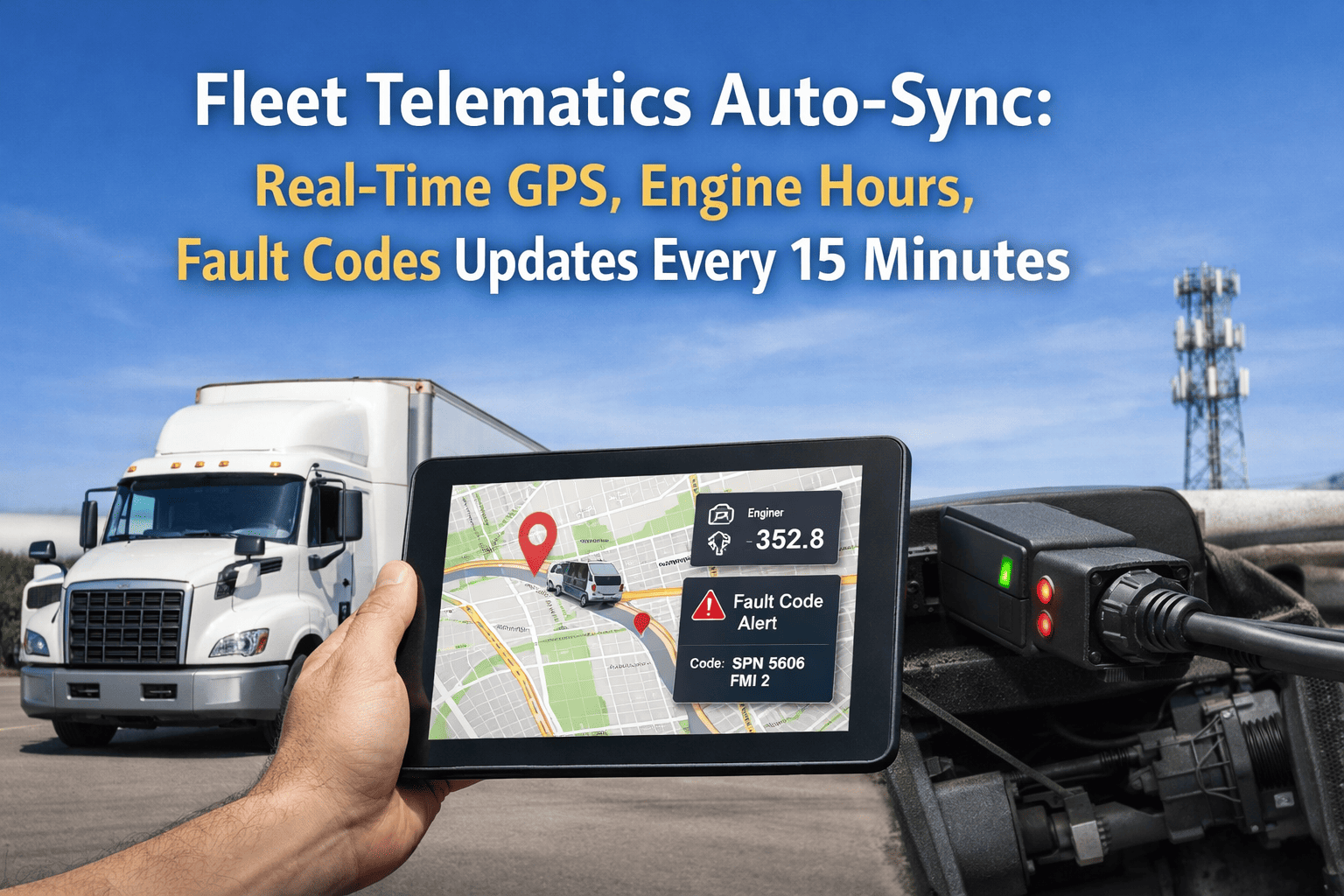 fleet-telematics-auto-sync-gps-engine-hours-fault-codes-15-minutes