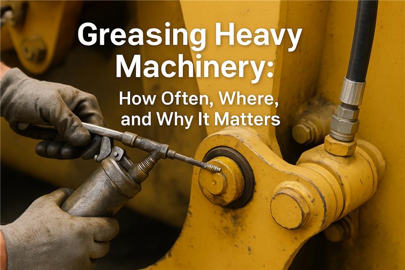 Greasing Heavy Machinery: How Often, Where, and Why It Matters