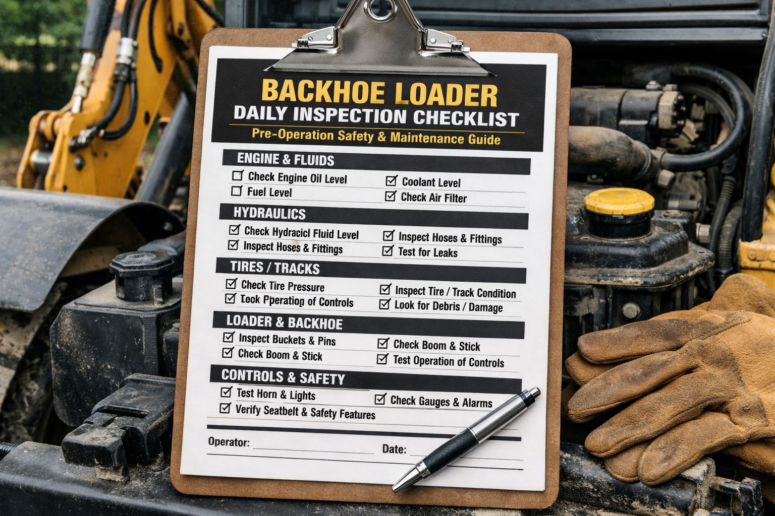 backhoe-loader-daily-inspection-checklist