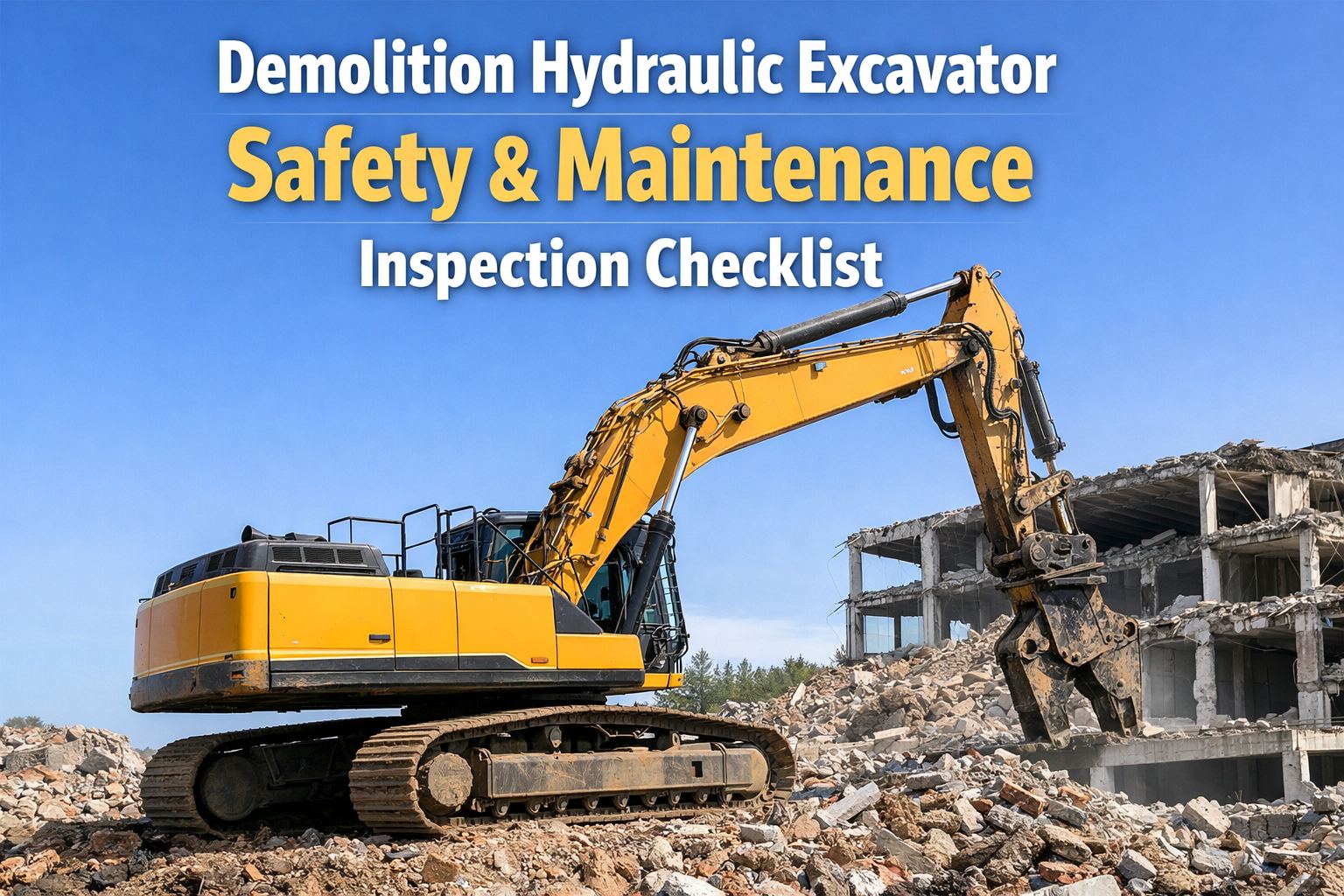 demolition-hydraulic-excavator-safety-and-maintenance-inspection-checklist